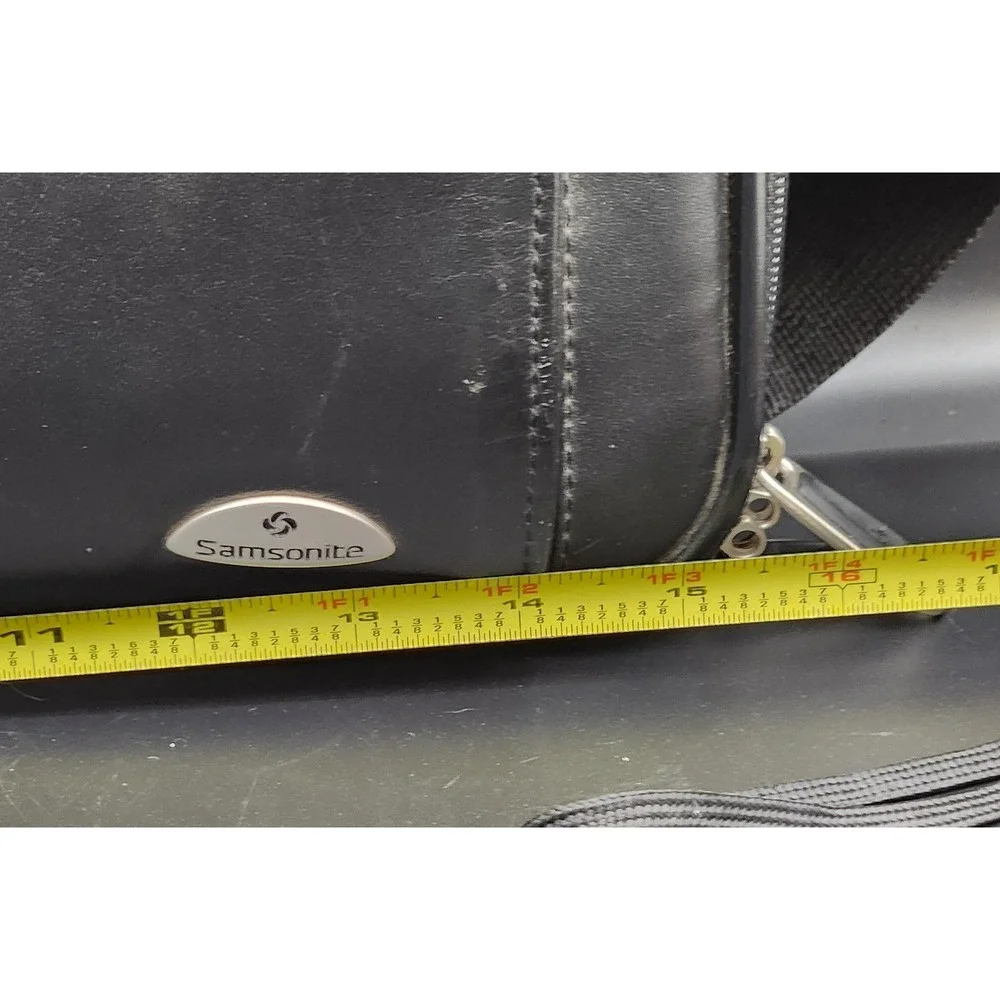 Samsonite Leather Laptop Briefcase 17